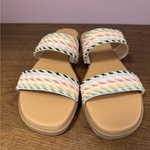 Kelly & Katie Colorful Strappy Sandals